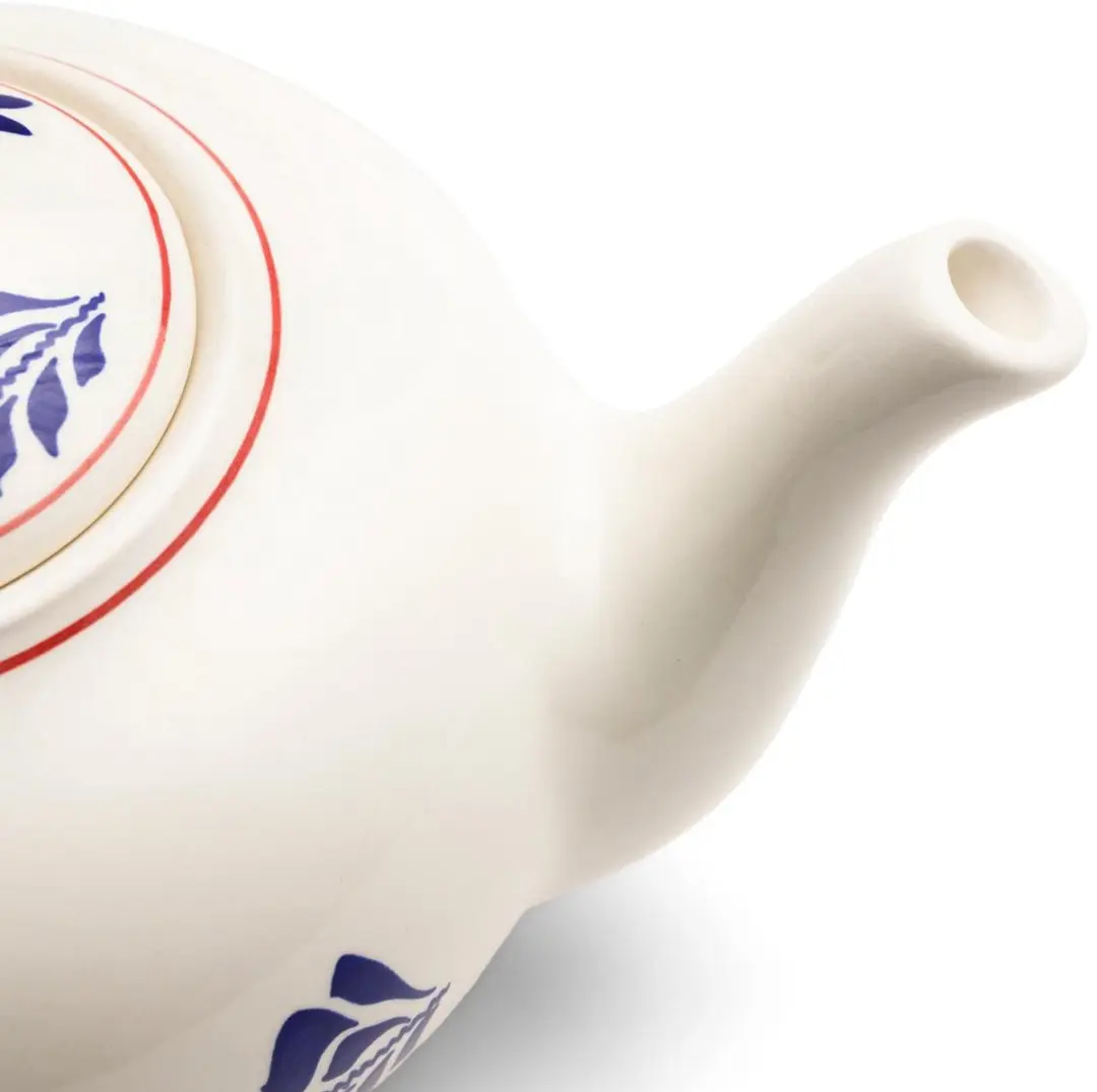 Royal Boch Boerenbont Theepot Zeeland 1,2L - 6 Kopjes - Wit