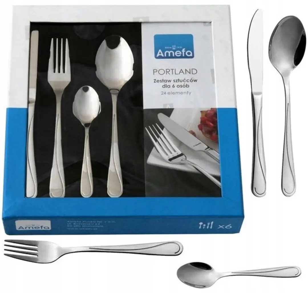 Amefa Portland Bestekset 24-delig RVS