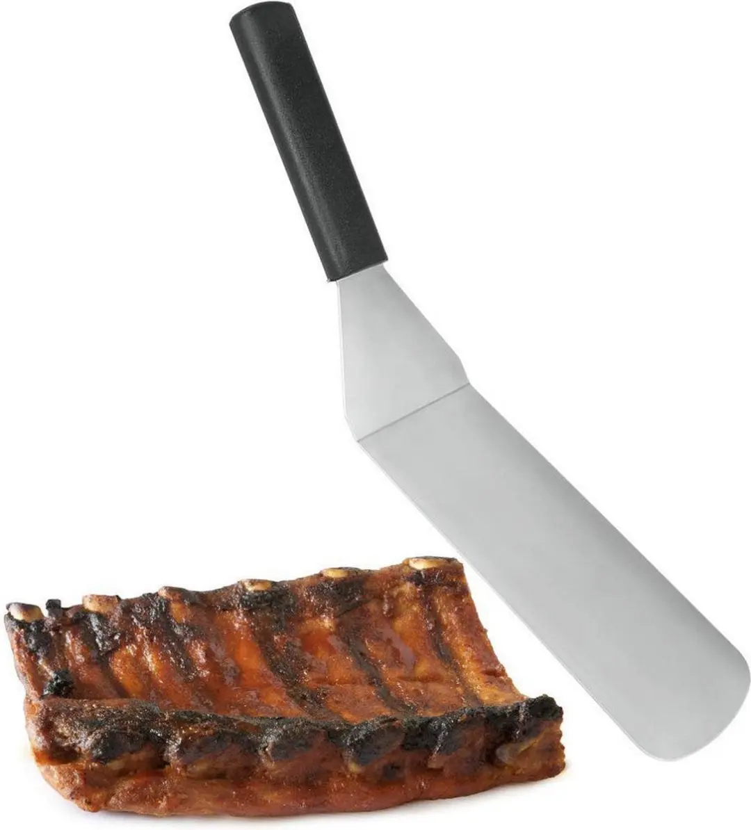 Metaltex Plancha Rechthoekige Spatel 35cm - RVS