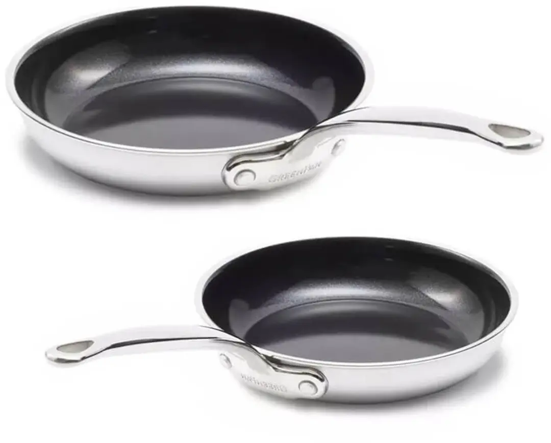GreenPan Première CC005002-001 Koekenpannenset 20cm & 28cm - PFAS-vrij - Zilver
