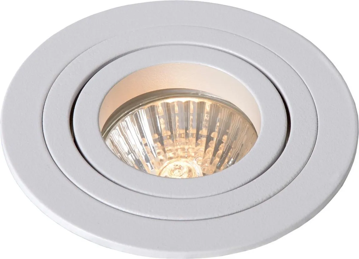 Lucide TUBE Inbouwspot Ø9,2cm GU10 - Wit