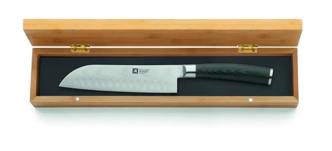 Richardson Sheffield Midori Santoku Mes 17,5cm - Groen