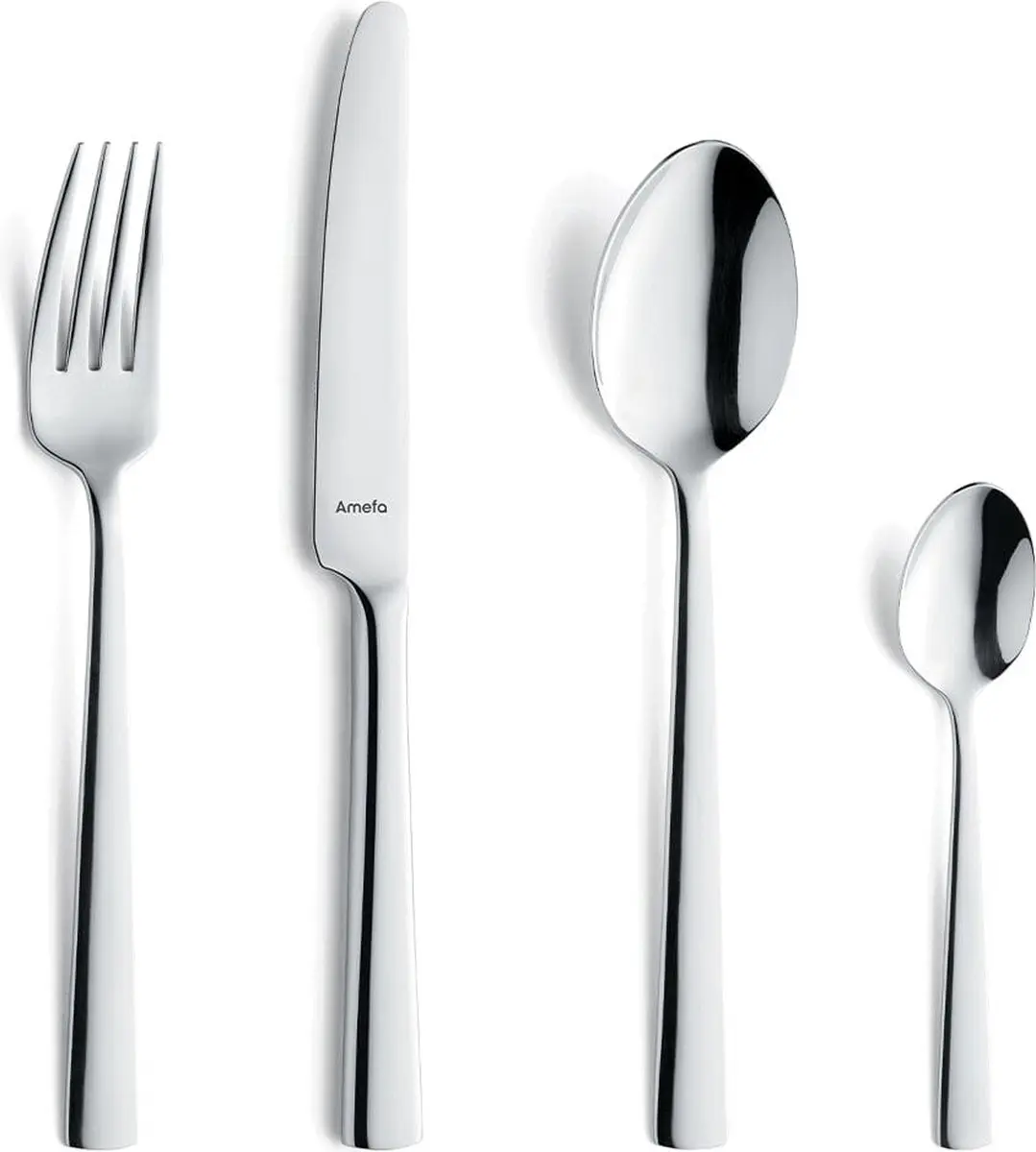 Amefa Moderno Bestekset 24-delig - 6 Personen - Zilver RVS