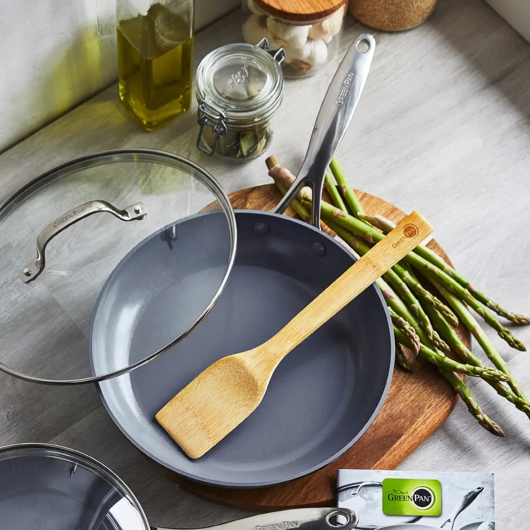 GreenPan Valencia Pro CC002246-001 Koekenpan met deksel 28cm - Grijs