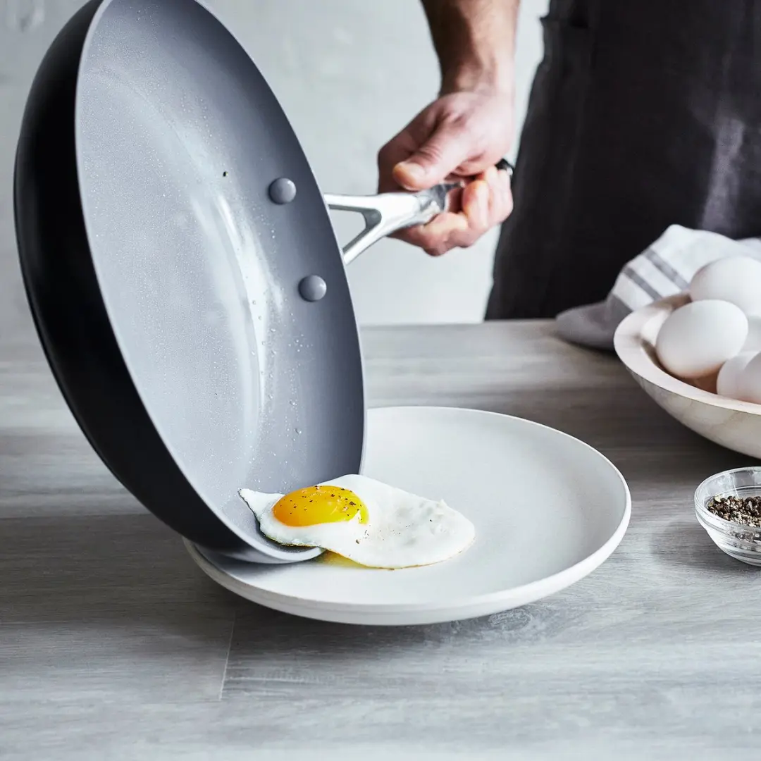 GreenPan Valencia Pro CC002246-001 Koekenpan met deksel 28cm - Grijs