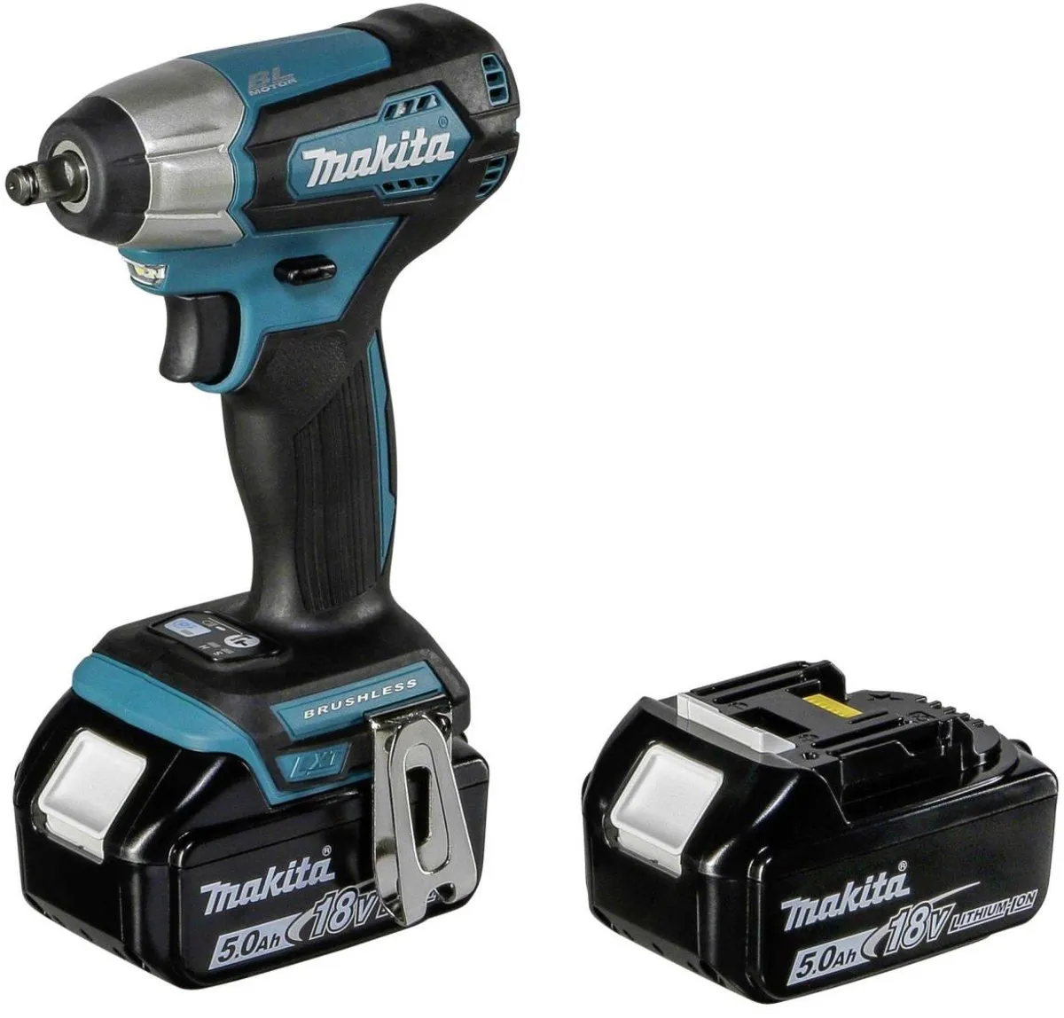 Makita DTW180RTJ Slagmoersleutel - 180Nm - 2x 5,0Ah - Koolborstelloos - afbeelding 5 van 6