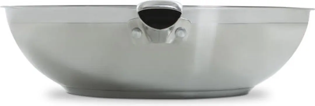 BK Allround Wokpan 28cm - 4.2L - Inductie - Ovenbestendig 230°C - Zilver