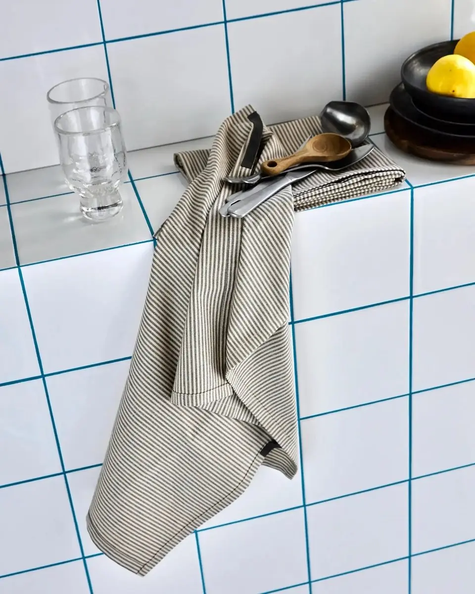 House Doctor Theedoek Cook Donker grijs 75x55cm - 3 Stuks