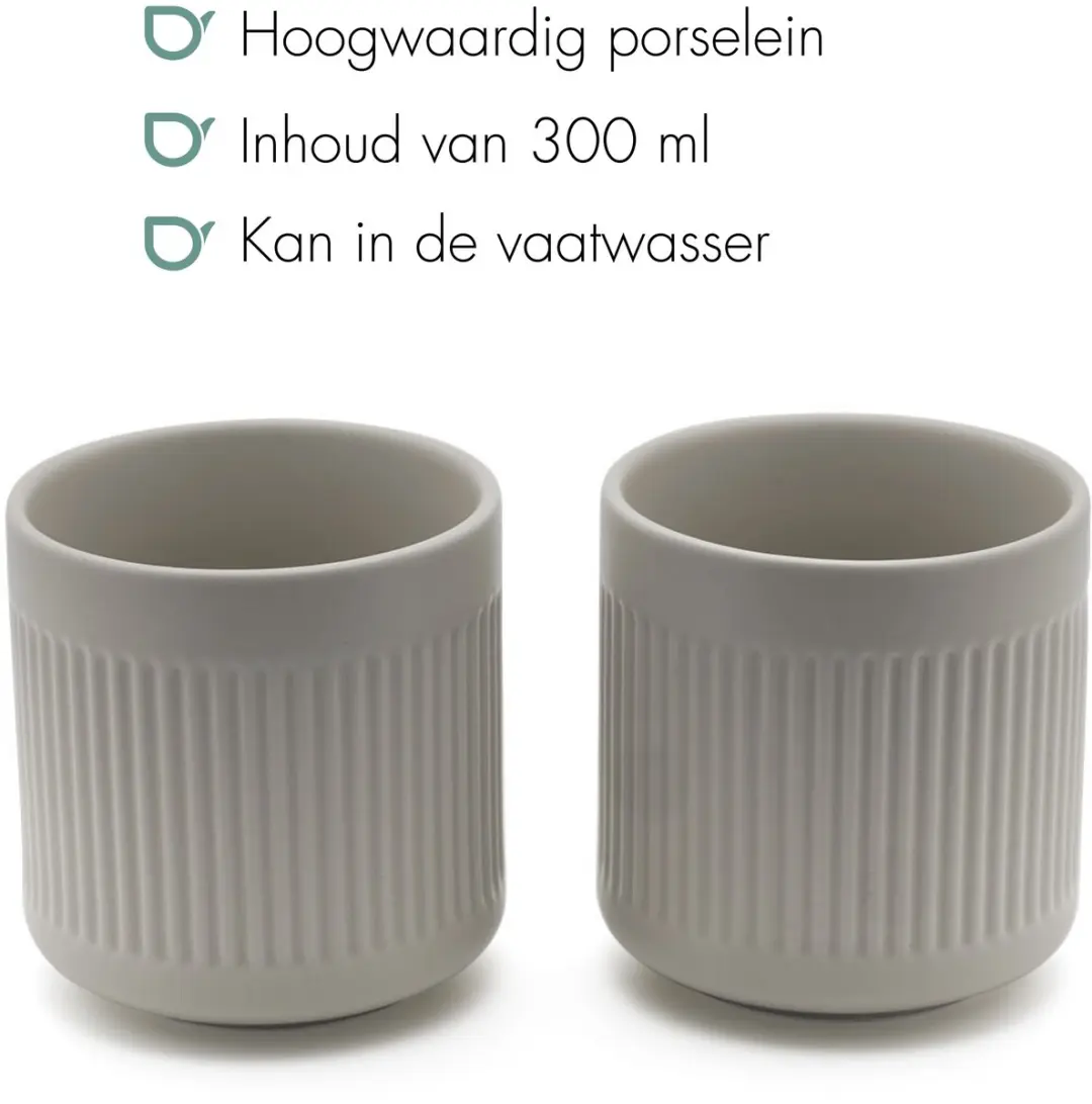Bredemeijer Skagen Theemokken Porselein 300ml - 2 Stuks