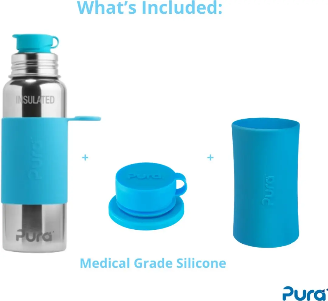 Pura Thermos Sportfles 650ml - Moss
