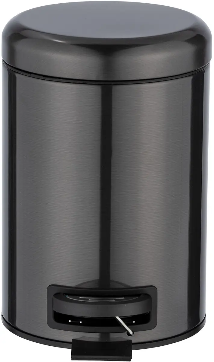 Wenko Leman 3L Pedaalemmer - 17cm - Zwart metallic
