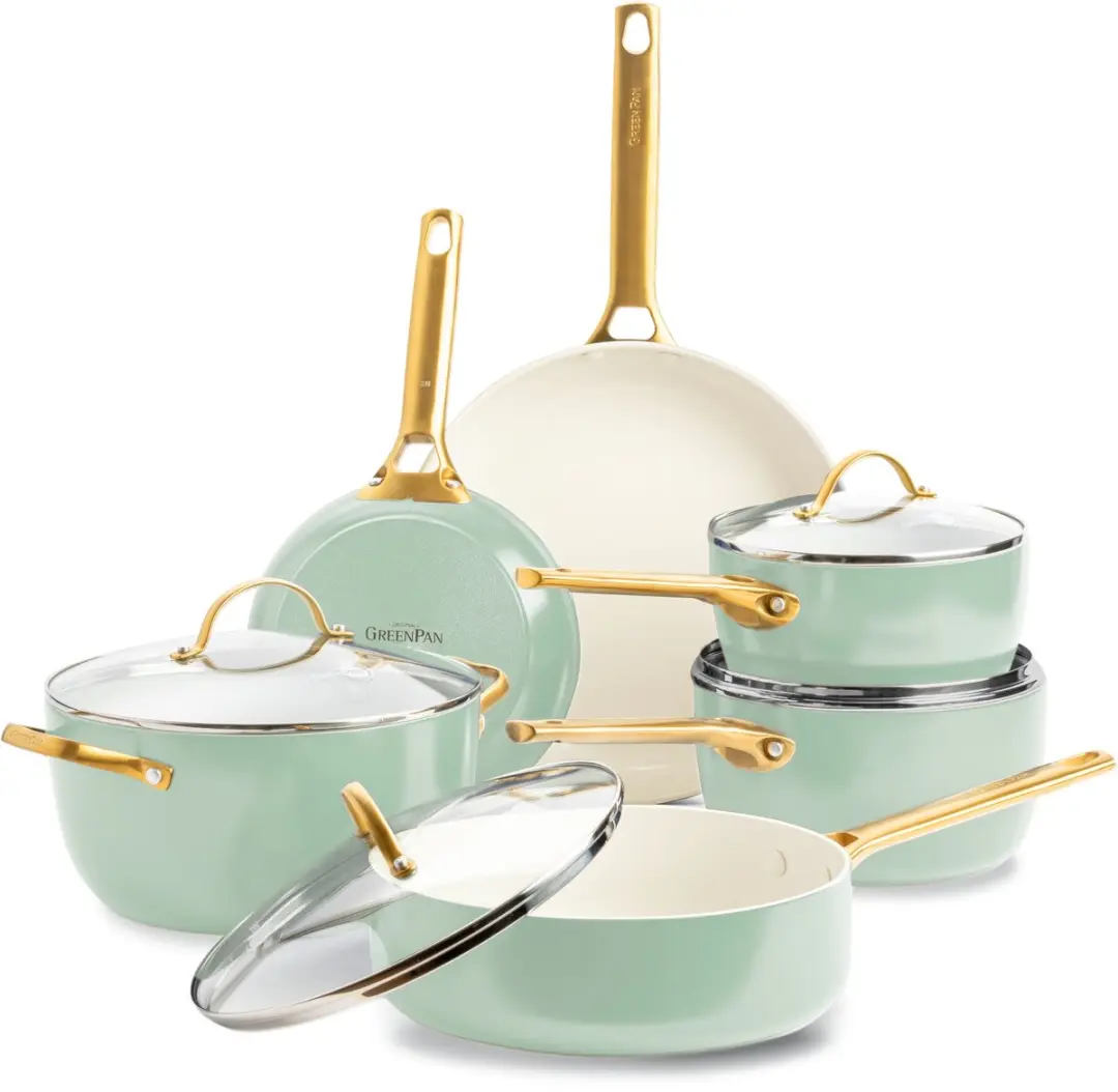 GreenPan Padova Mintgroen Keramische Pannenset 10-delig
