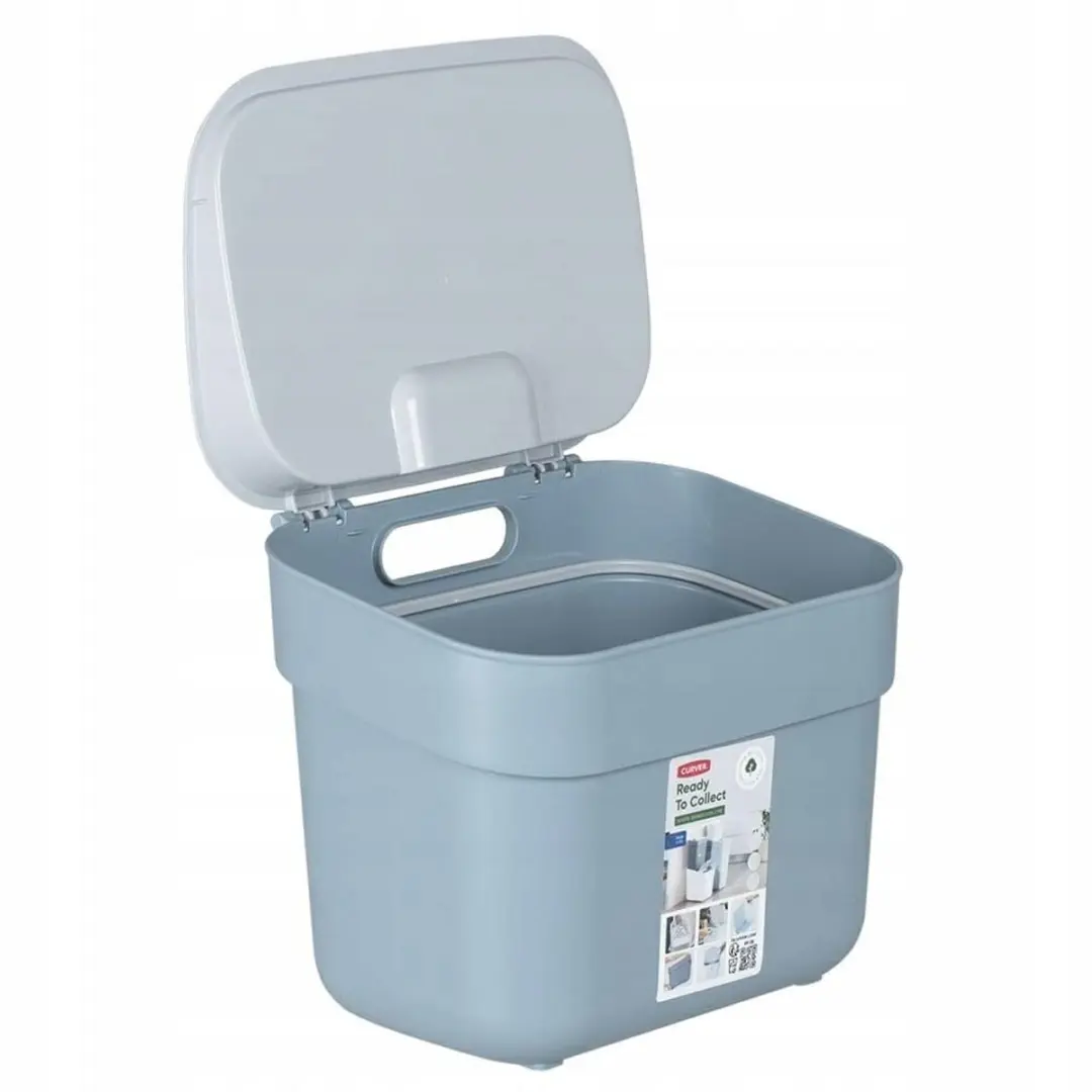 Curver Ready to Collect Prullenbak 5L - Blauw/Lichtgrijs