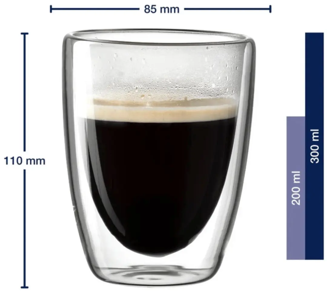 Leonardo DUO Dubbelwandige Glazen 300ml - Set van 2