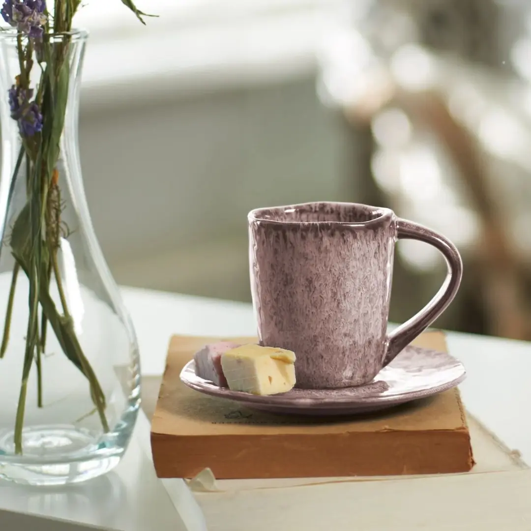 Leonardo Espresso Schotel Matera Roze 11cm