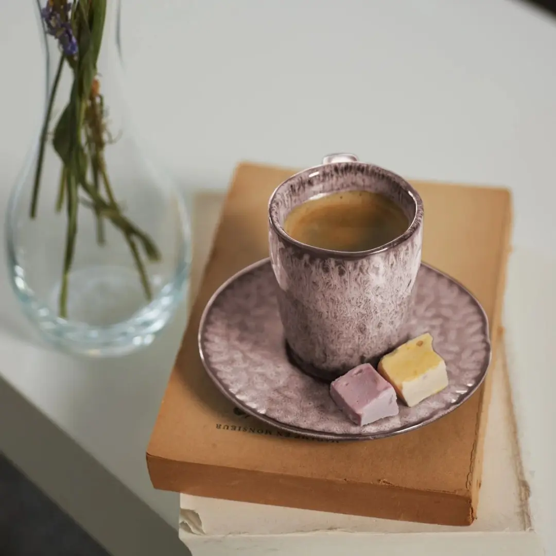 Leonardo Espresso Schotel Matera Roze 11cm