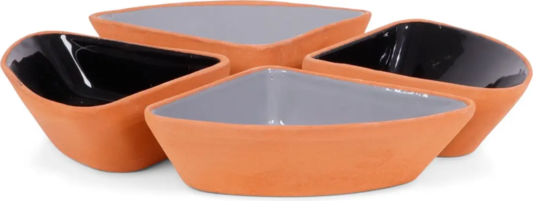 Senza Terracotta Triangel Schaaltjes 24878