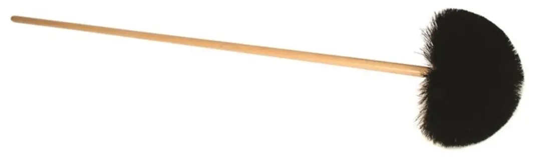 Ragebol haar houten steel 80 cm