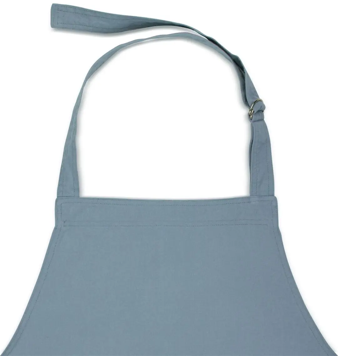 BYRKLUND Keukenschort Be a Cook - 75x90cm - 100% Katoen - Blauw