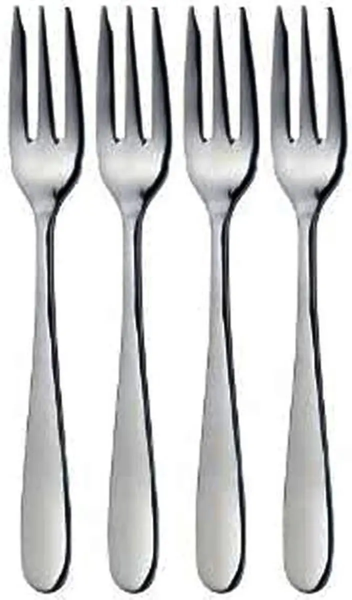 Amefa Amsterdam Gebakvorkje - 12 Stuks - Zilver