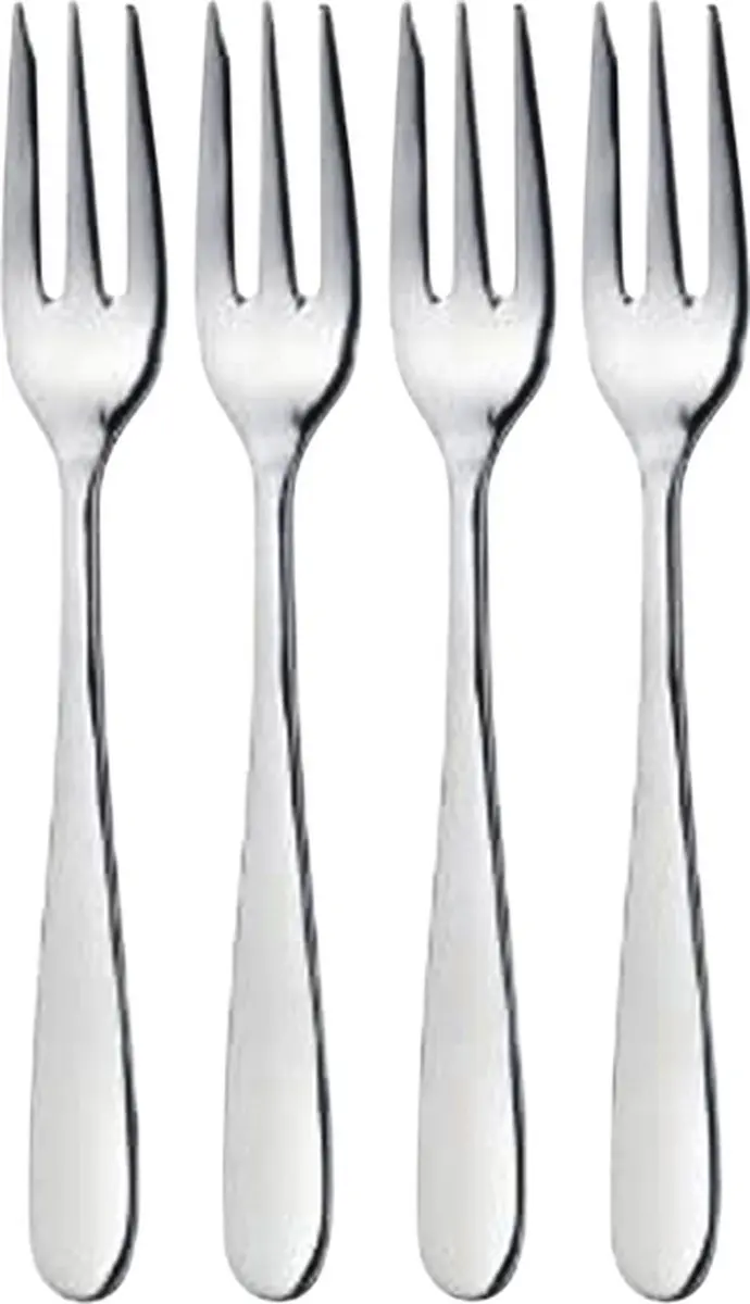 Amefa Amsterdam Gebakvorkje - 12 Stuks - Zilver