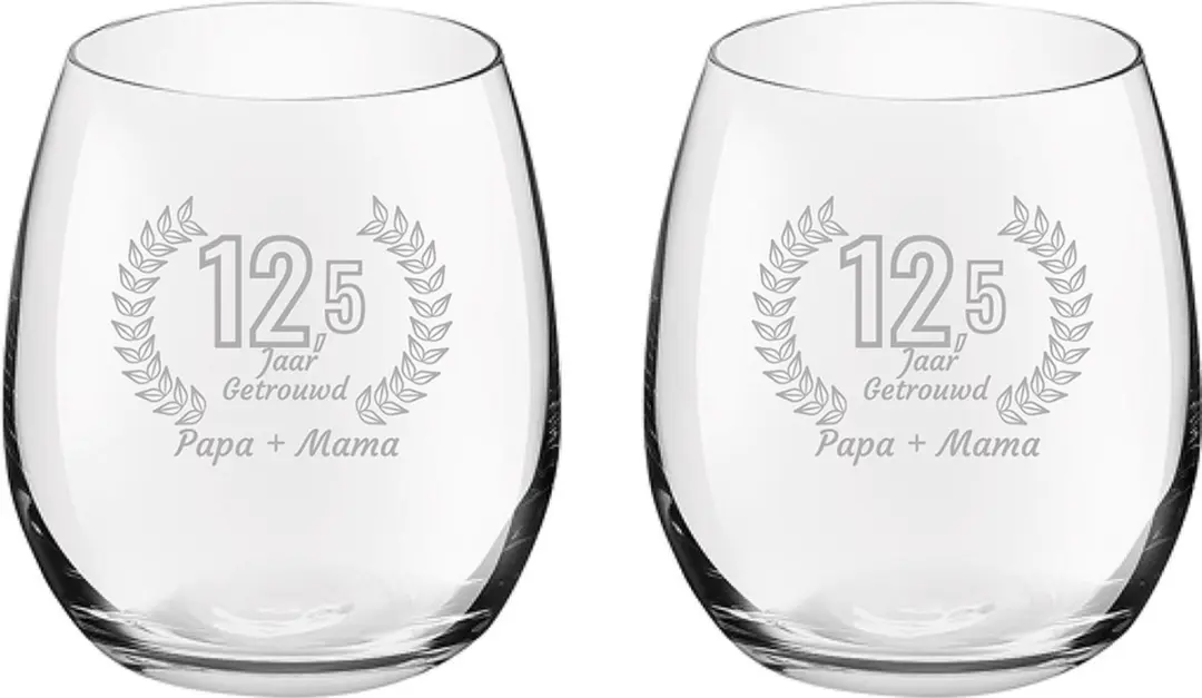 Royal Leerdam Gegraveerde Drinkglazen Set 39cl