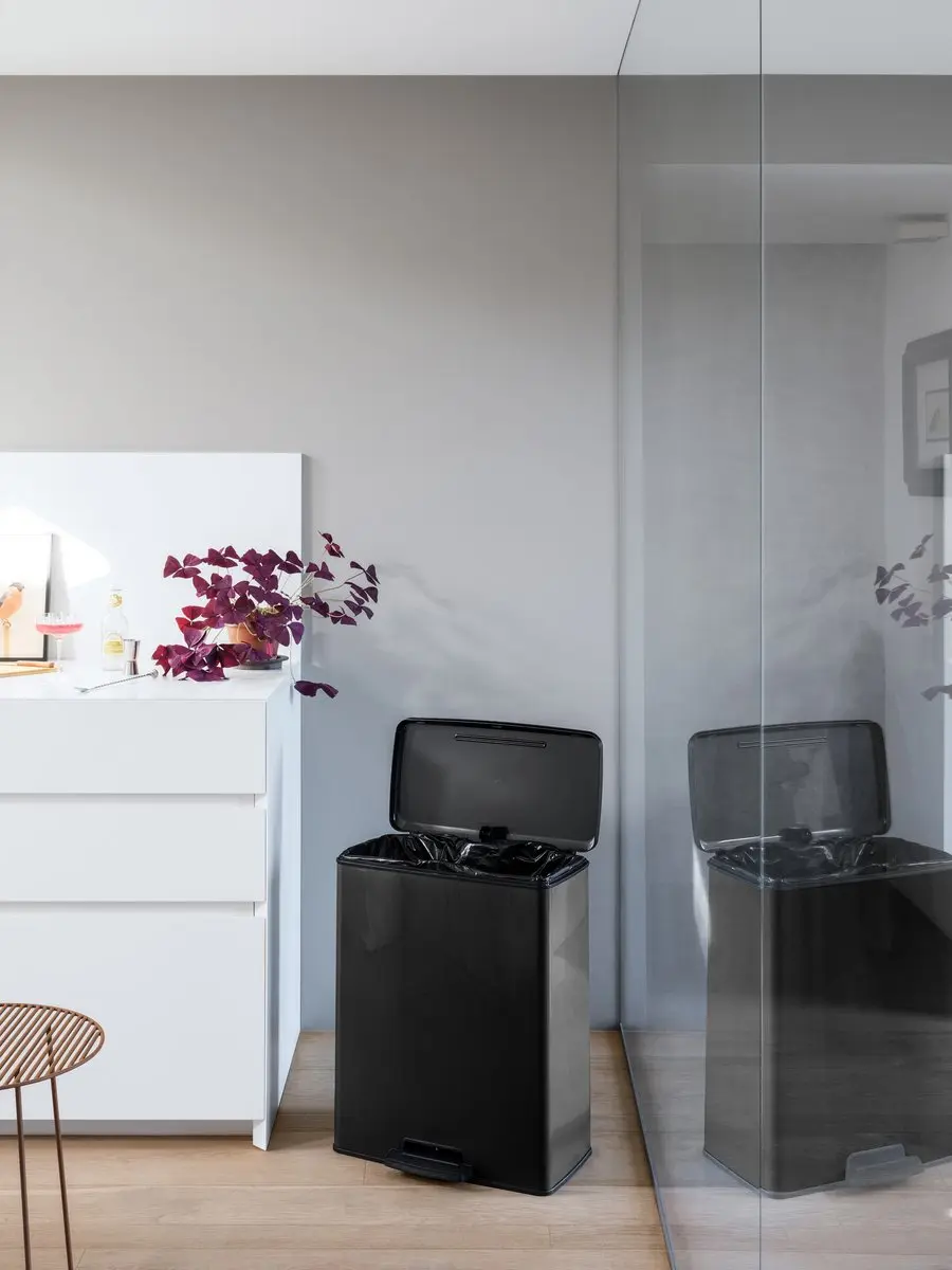Curver Decobin Prullenbak 65L - Zwart