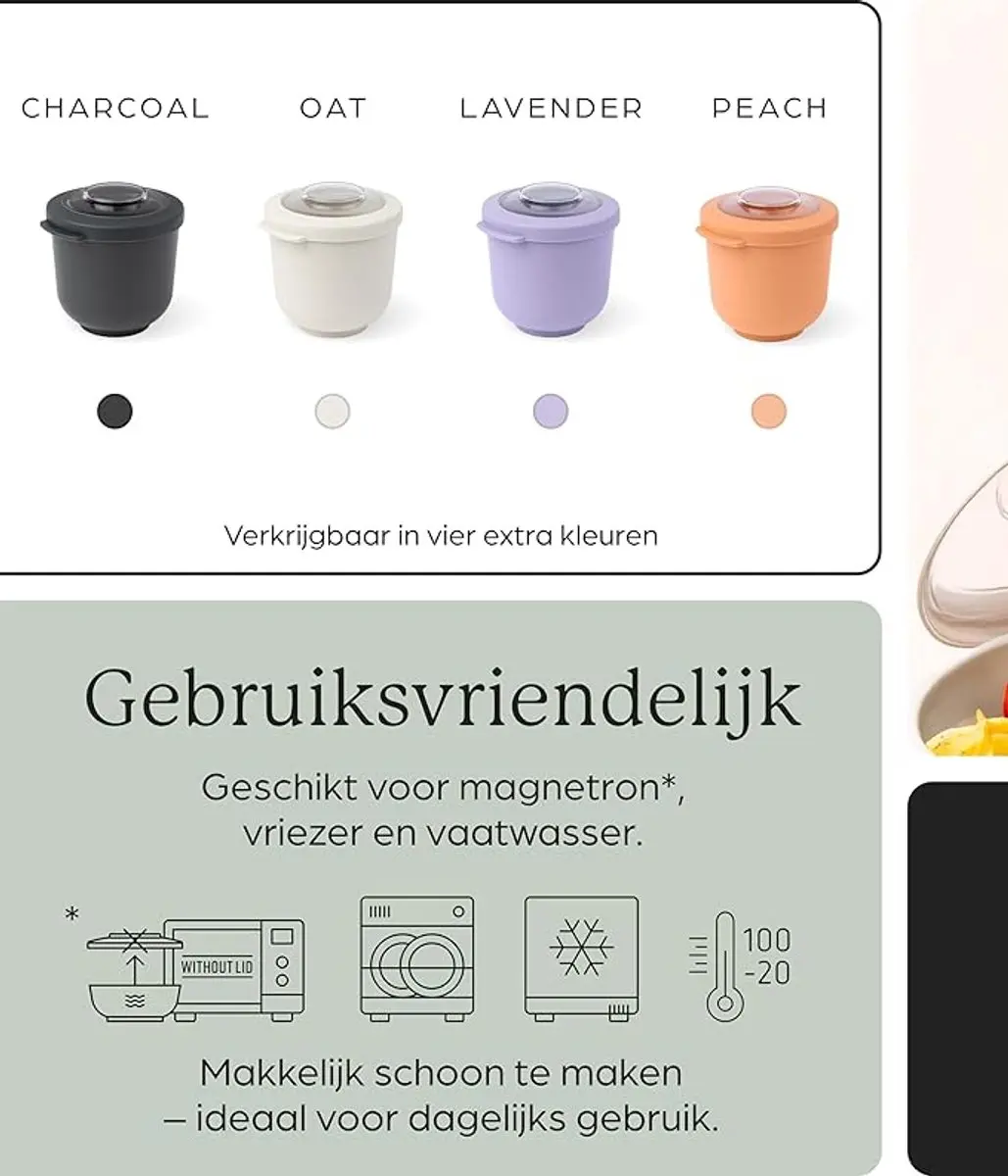 Amuse Tylla Sage Lunchbox 500ml - 2-delig - Groen