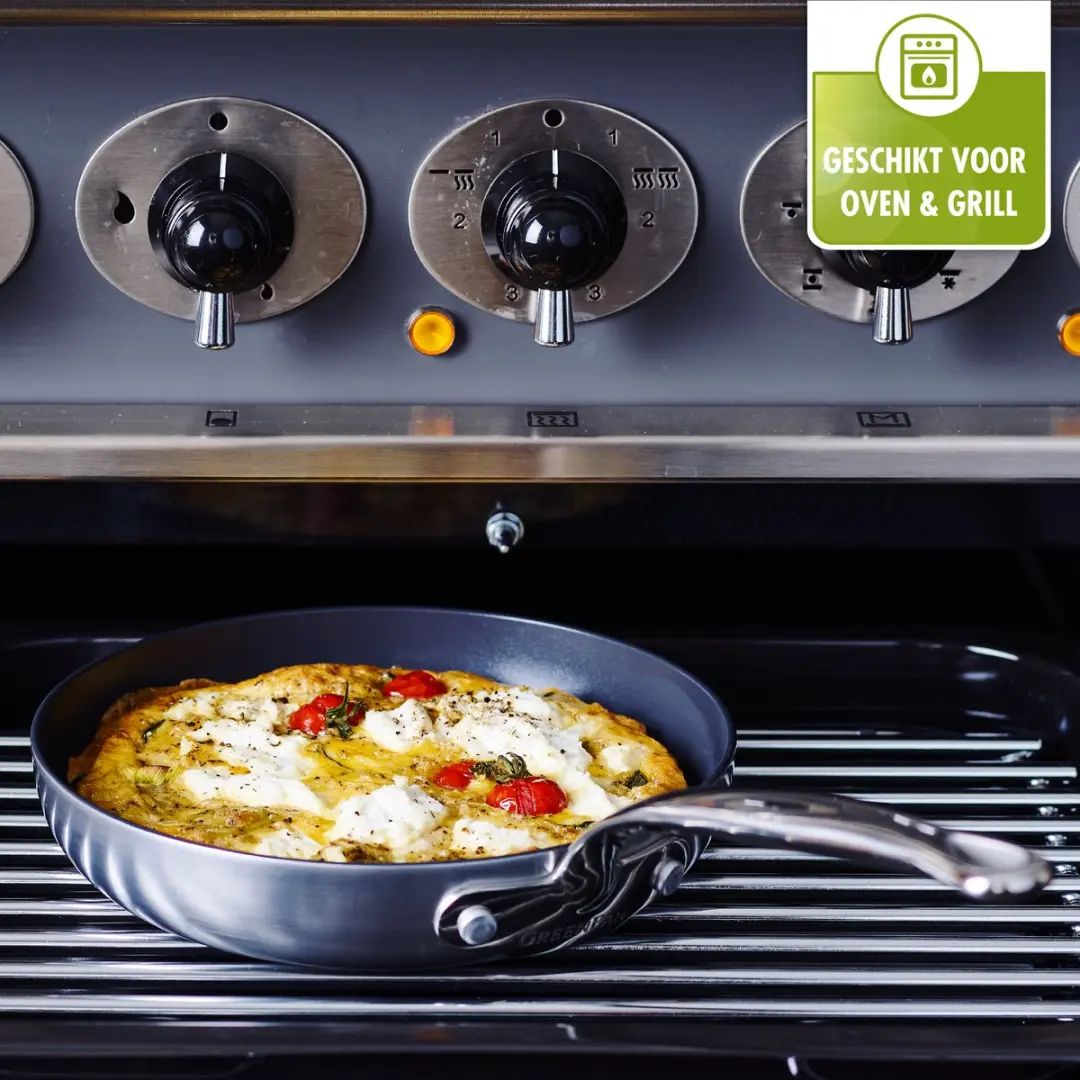 GreenPan Barcelona Evershine Stoofpan 26cm - 3.8L - Zilver