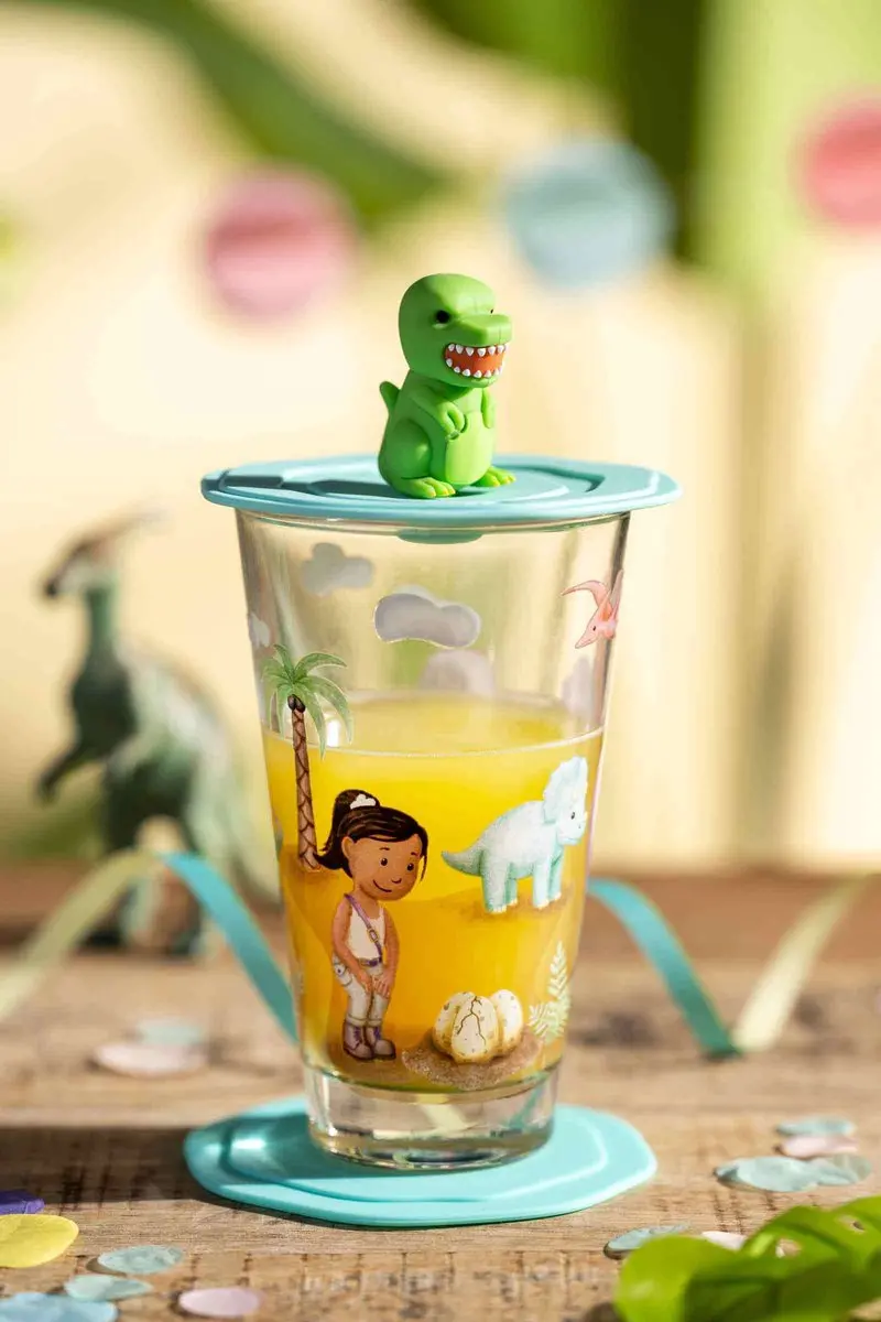 Leonardo Avventura Dino Drinkset 300ml - 3-delig - afbeelding 6 van 6