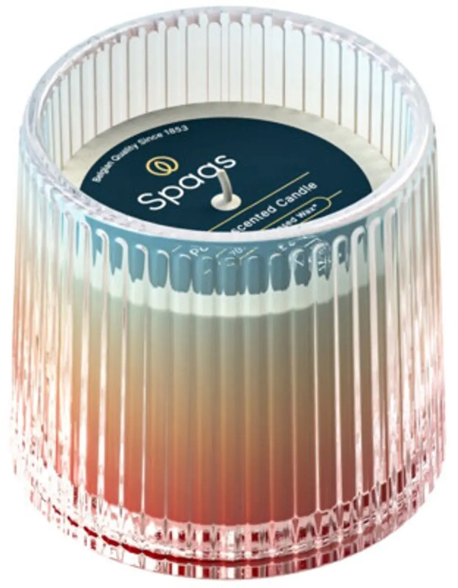 Spaas Pop Geurloze Kaars Tropisch Rood - 27u