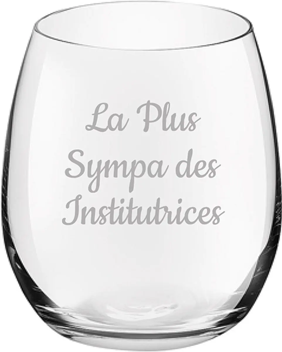 Royal Leerdam Drinkglas La Plus Sympa des Institutrices 39cl