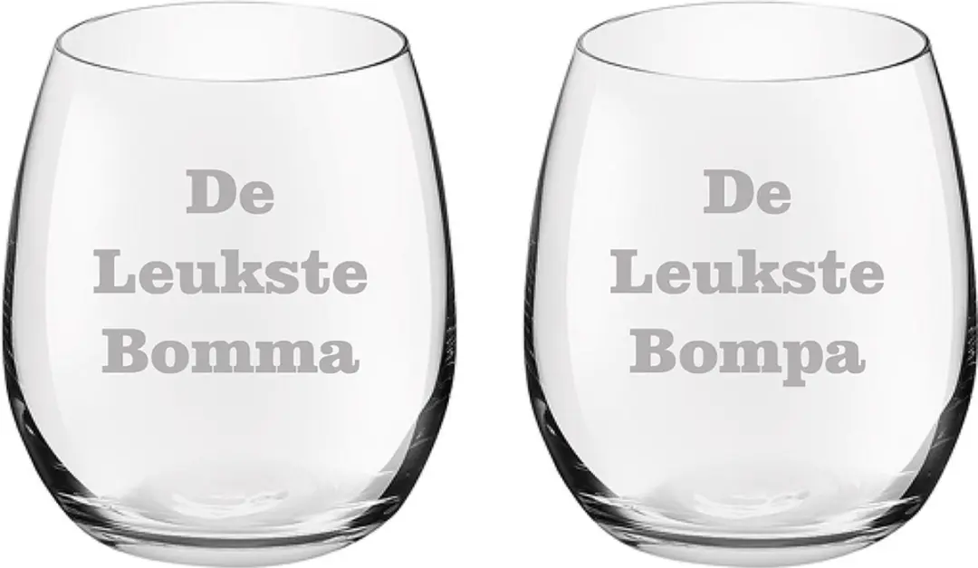 Royal Leerdam Drinkglas De Leukste Bomma/Bompa