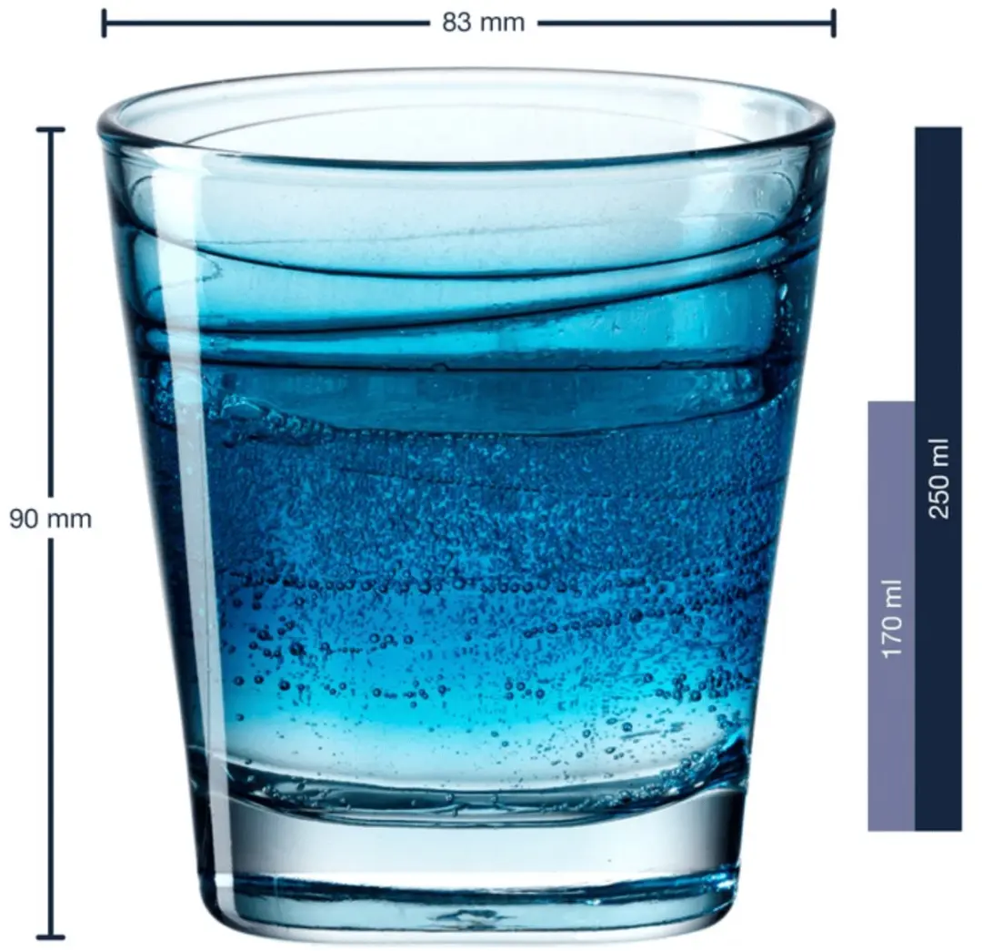 Leonardo Waterglas Vario Struttura 250ml - 6 Stuks