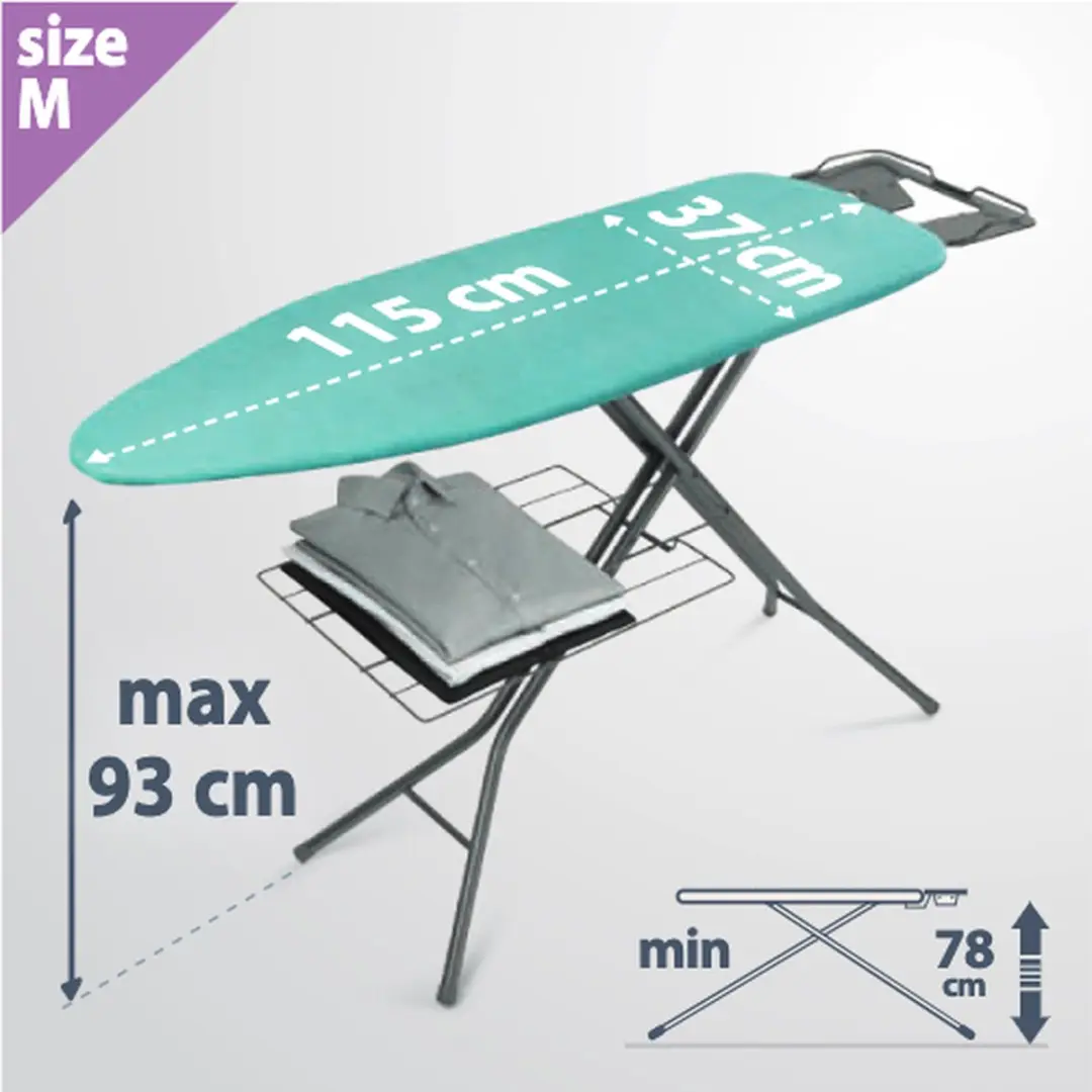 Metaltex Antares Strijkplank 115x38cm - Groen - MPN 418041