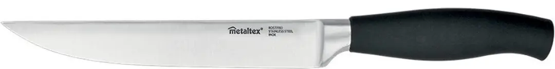 Metaltex Comfort Vleesmes 33cm - Zwart/RVS