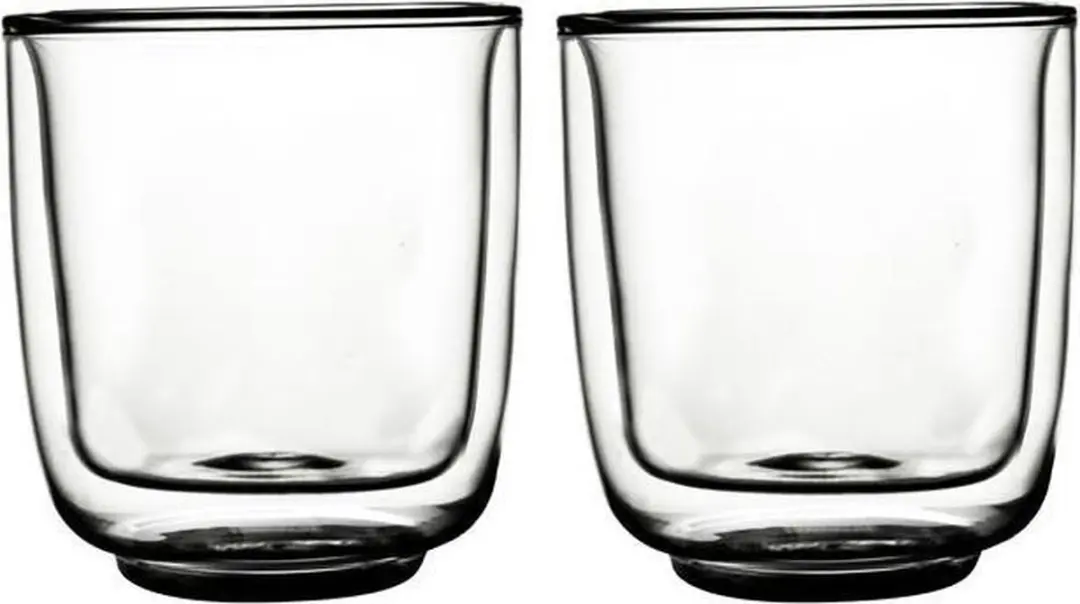 Gusta FIKA Dubbelwandig Glas 250ml - 2 Stuks
