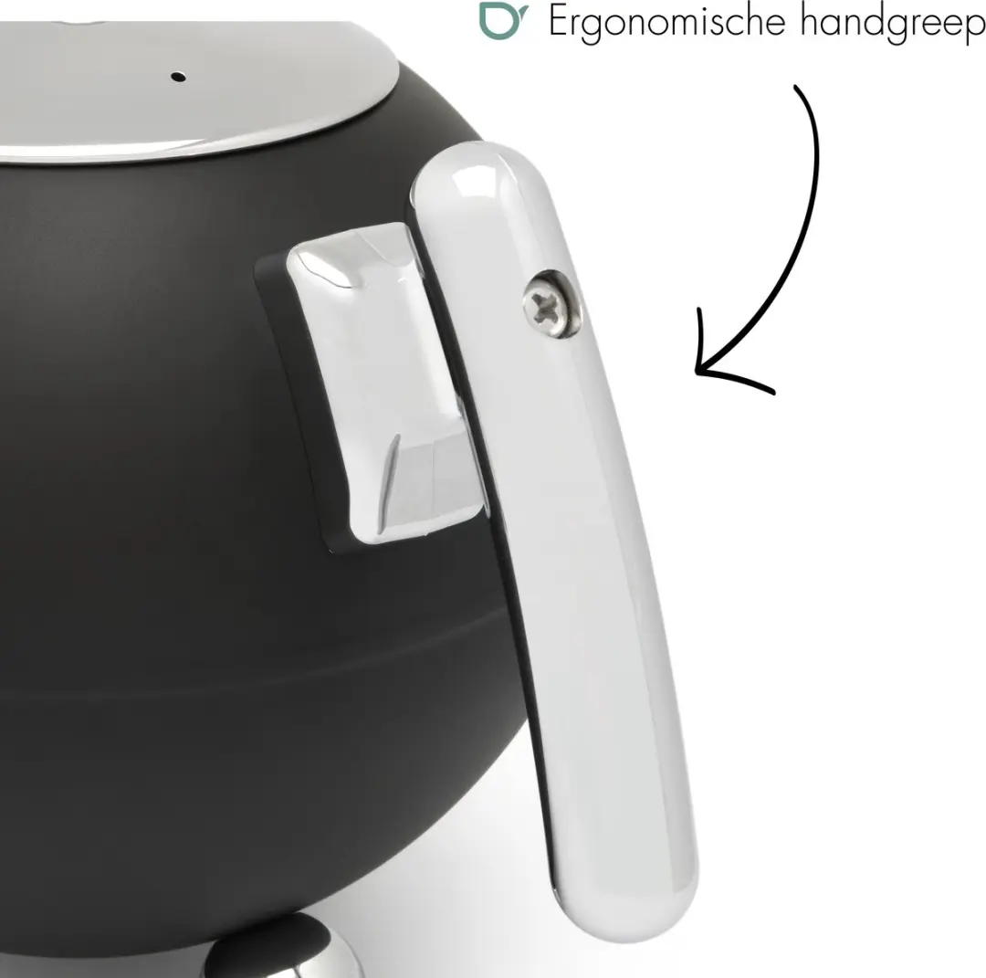 Bredemeijer Theepot Bella Ronde Dubbelwandig 1,2L - Mat Zwart