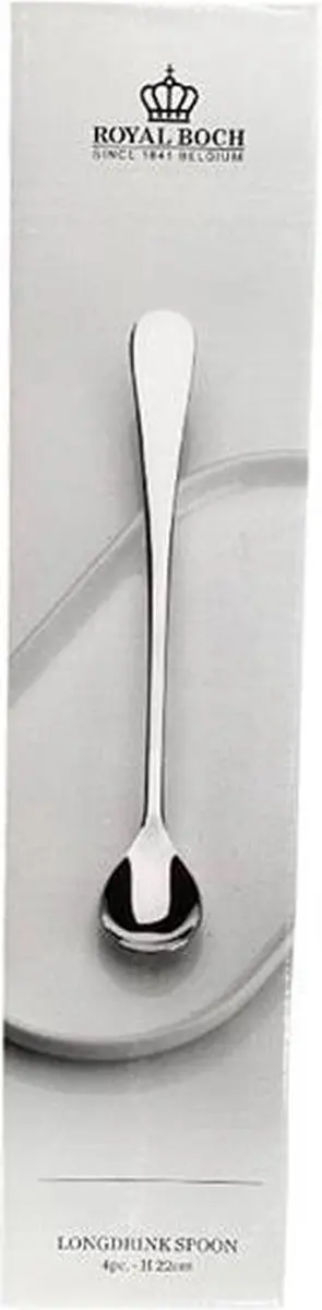 Royal Boch L131000284 Longdrink Lepels - 4 Stuks - Zilver