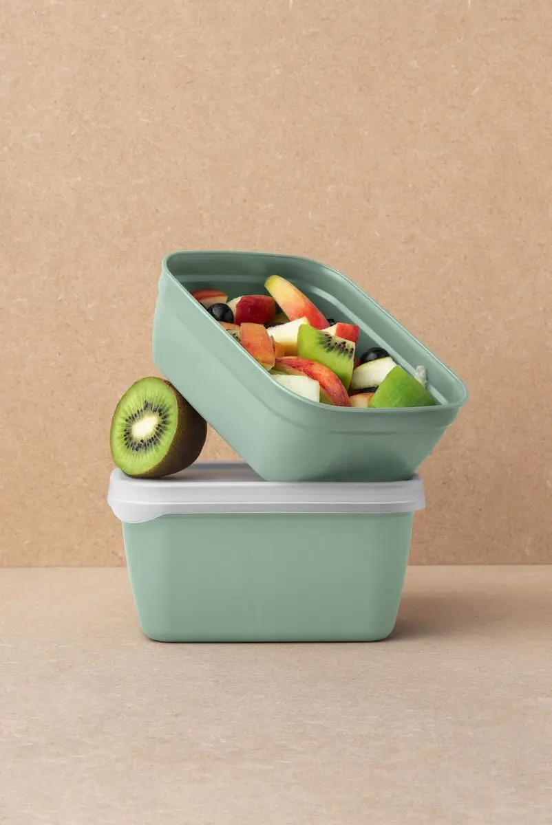 Amuse Optifridge Bio Vershoudbakjes 3x900ml - Groen - afbeelding 6 van 6