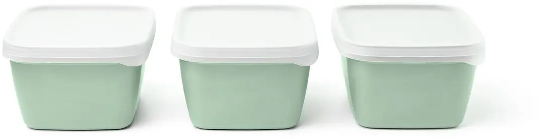 Amuse Optifridge Bio Vershoudbakjes 3x900ml - Groen