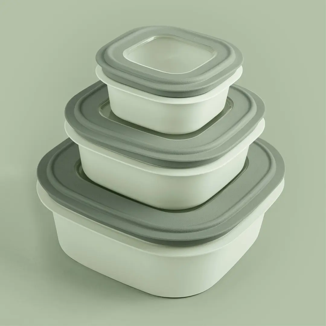 Sunware Sigma Home Vershoudbakjes 2.8L - Set van 4 - Groen