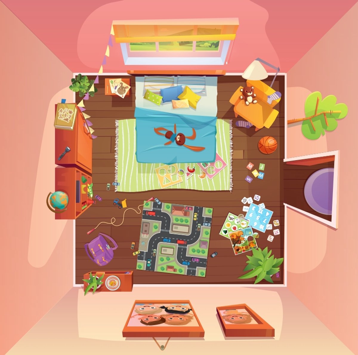 Tactic Ik Leer: Vind de Katjes – Bordspel – Educatief – Zoek en Vind Spel met Katjes – 2 tot 4 Spelers – Vanaf 3 Jaar