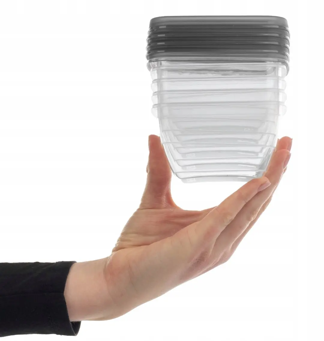 Curver Vedo Vershoudbakjes Set 5x0,25L 12x8,5x4cm Transparant