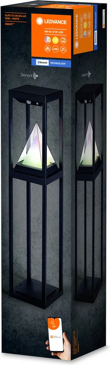 LEDVANCE SMART+ Solar Tuinpadverlichting Multicolor - 3000K - IP44 - afbeelding 6 van 6