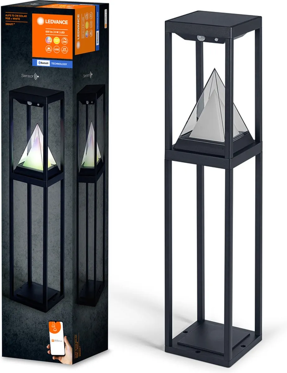 LEDVANCE SMART+ Solar Tuinpadverlichting Multicolor - 3000K - IP44
