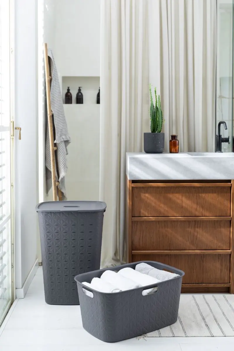 Curver Softex Wasmand 45L - Antraciet