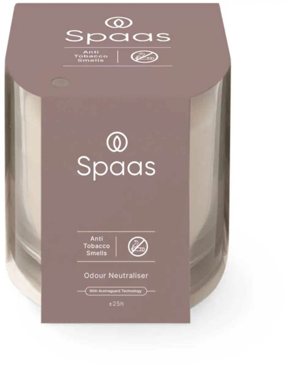 Spaas Kaars Anti-Tabak Ivoor - 6 Stuks