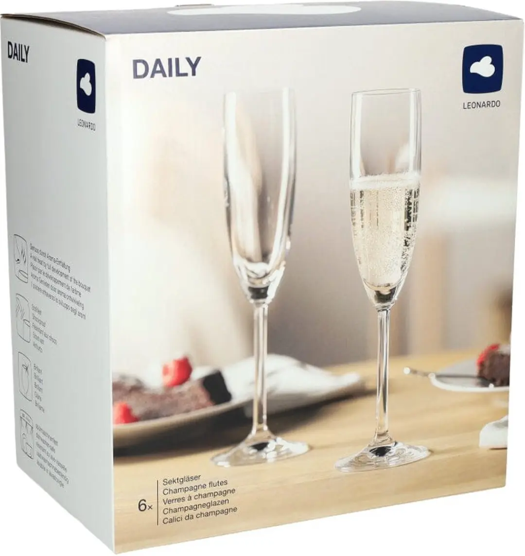 Leonardo Daily Champagneglas 6 Stuks - 063314 - afbeelding 6 van 6