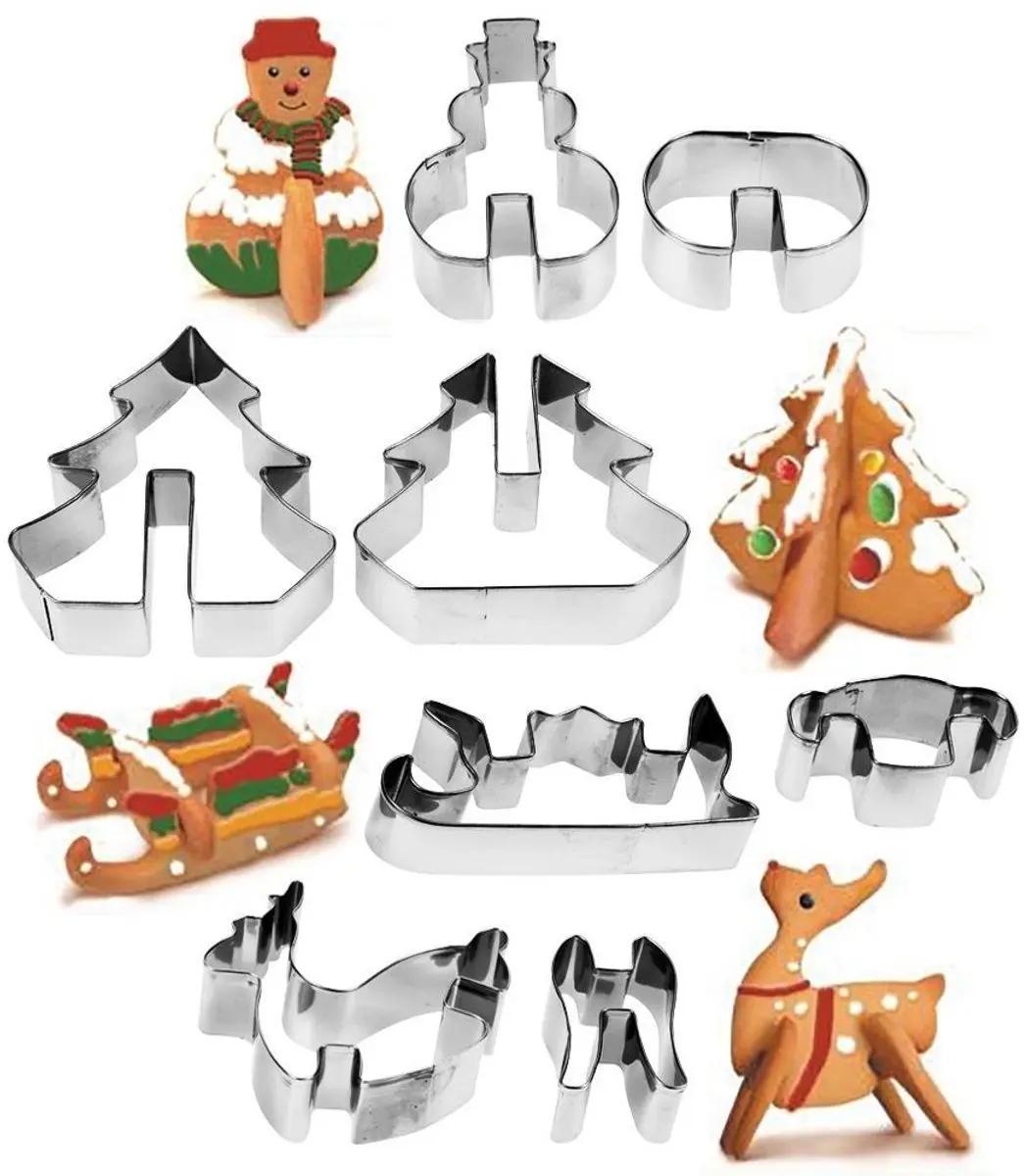 La Cucina 3D Uitsteekvormenset RVS